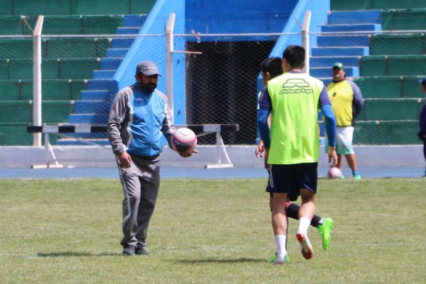 Apaza: «sí o sí tenemos que conseguir un resultado positivo»